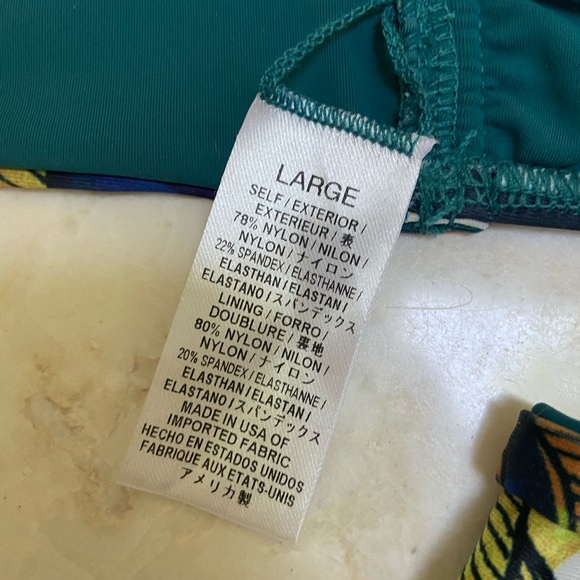 Mara Hoffman Green Peacock Bikini - Picture 8 of 9